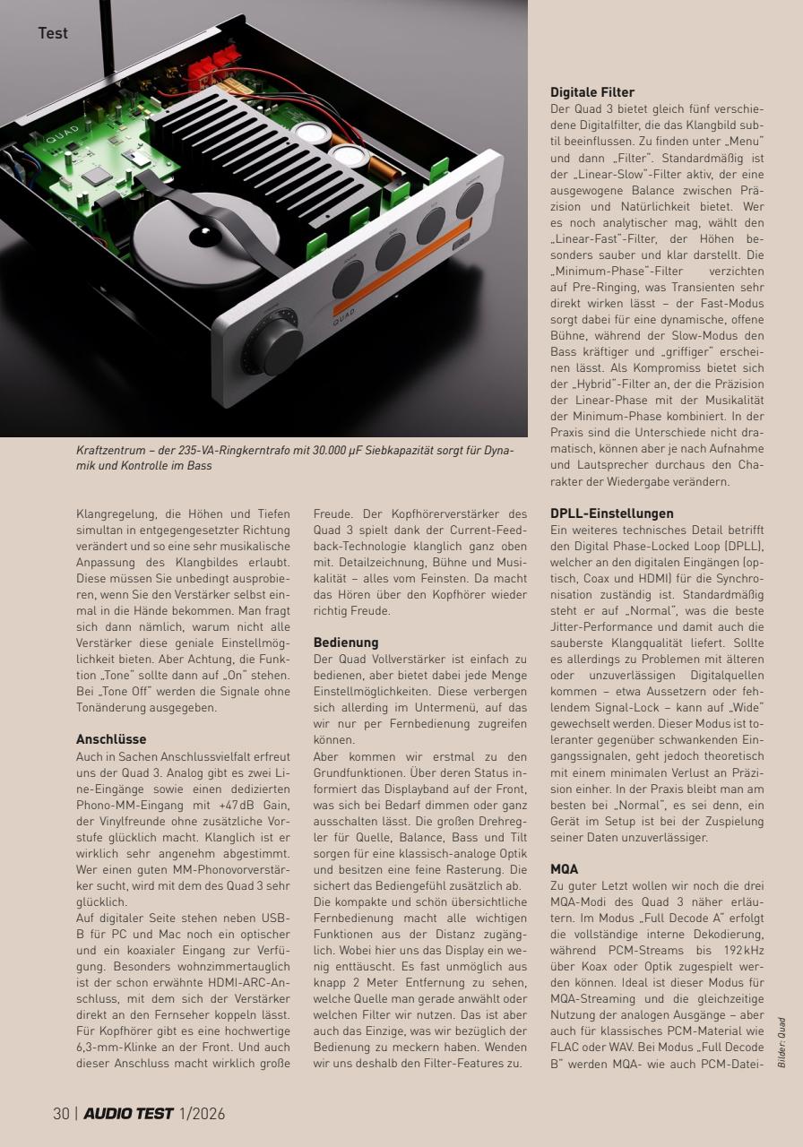 Audio Test Preview Pages