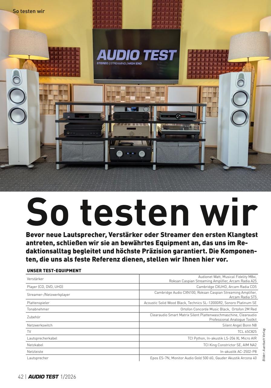 Audio Test Preview Pages