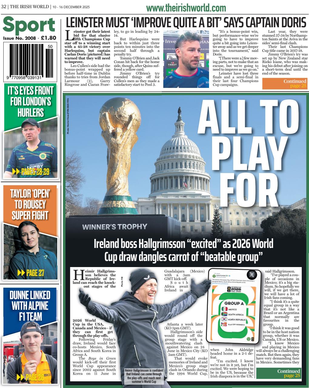 Irish World Preview Pages