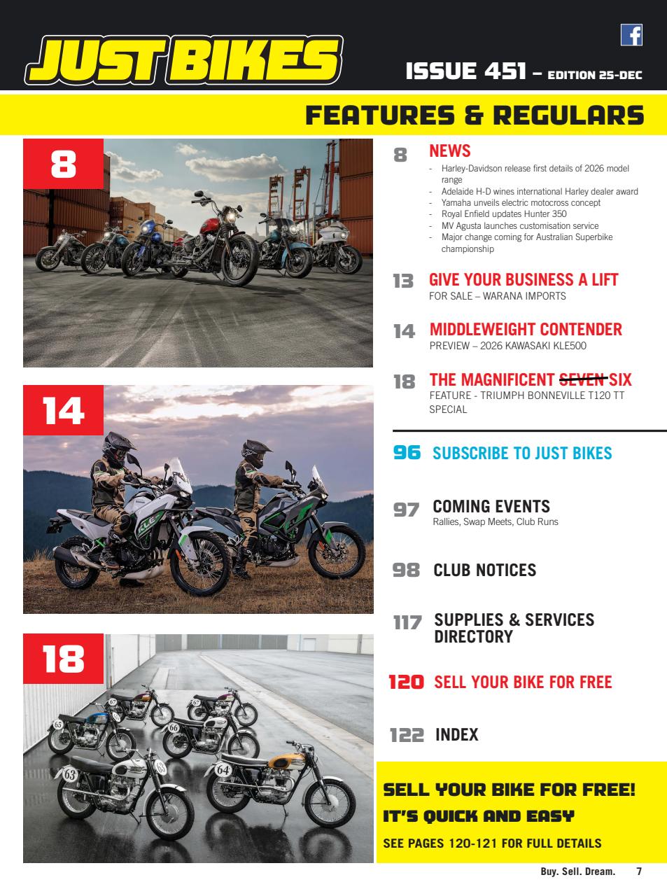 JUST BIKES Preview Pages