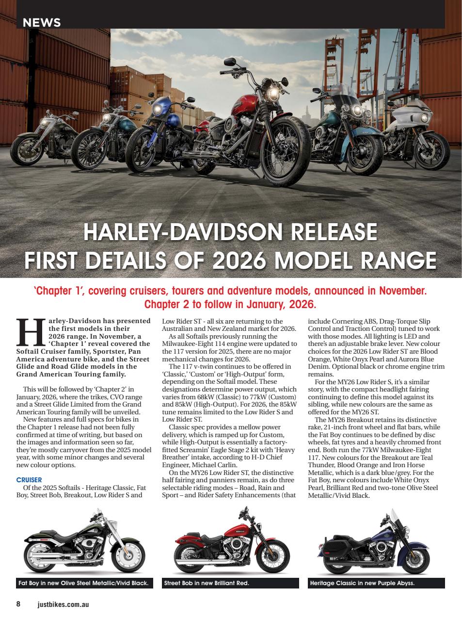 JUST BIKES Preview Pages