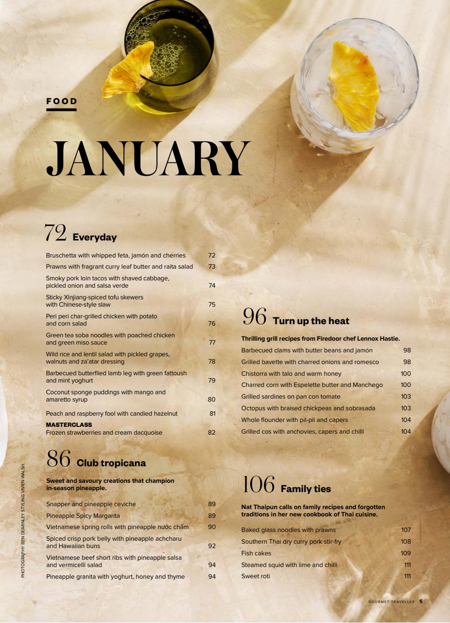 Australian Gourmet Traveller Preview Pages