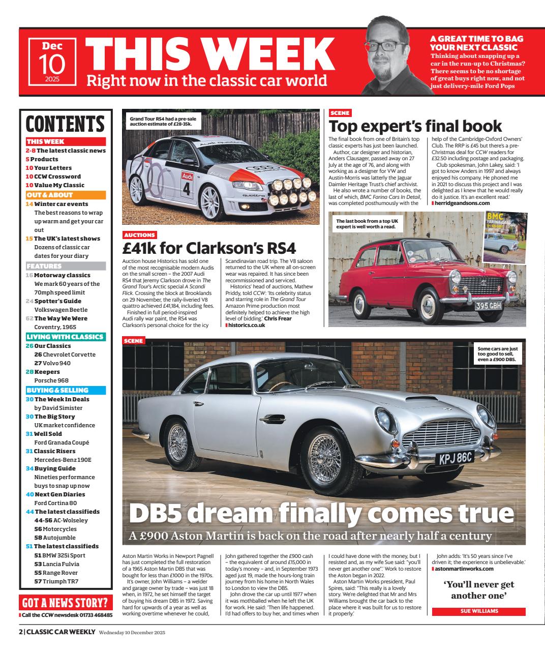Classic Car Weekly Preview Pages