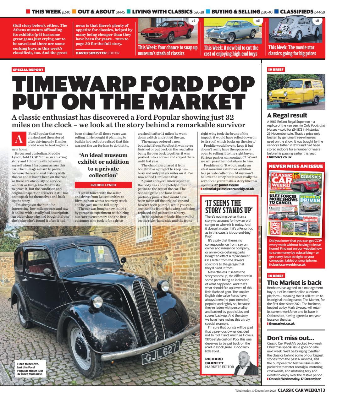 Classic Car Weekly Preview Pages