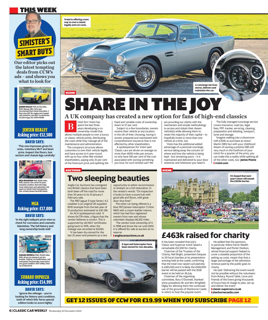 Classic Car Weekly Preview Pages