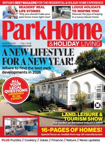 Park Home & Holiday Living issue Jan-2026