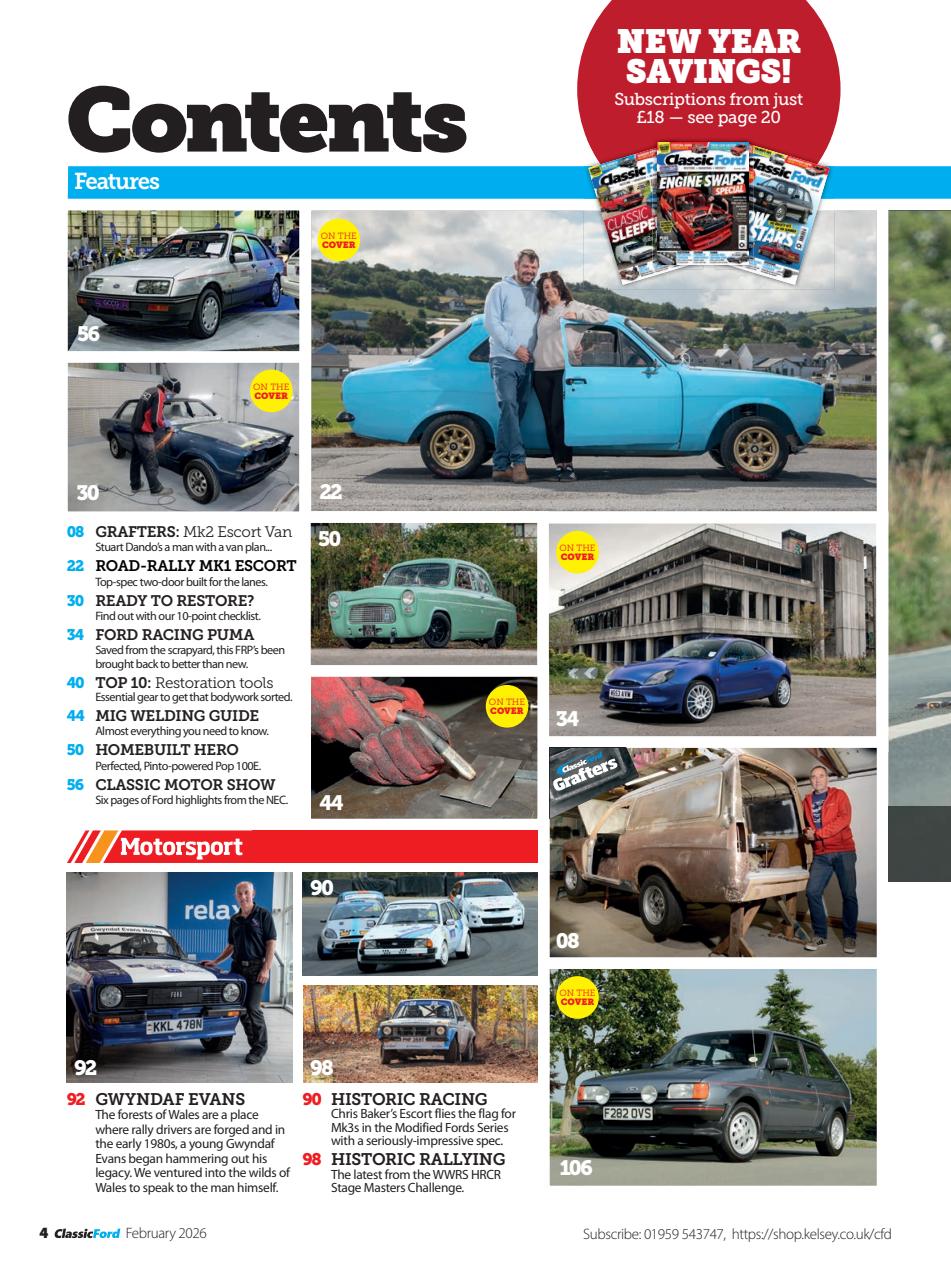 Classic Ford Preview Pages
