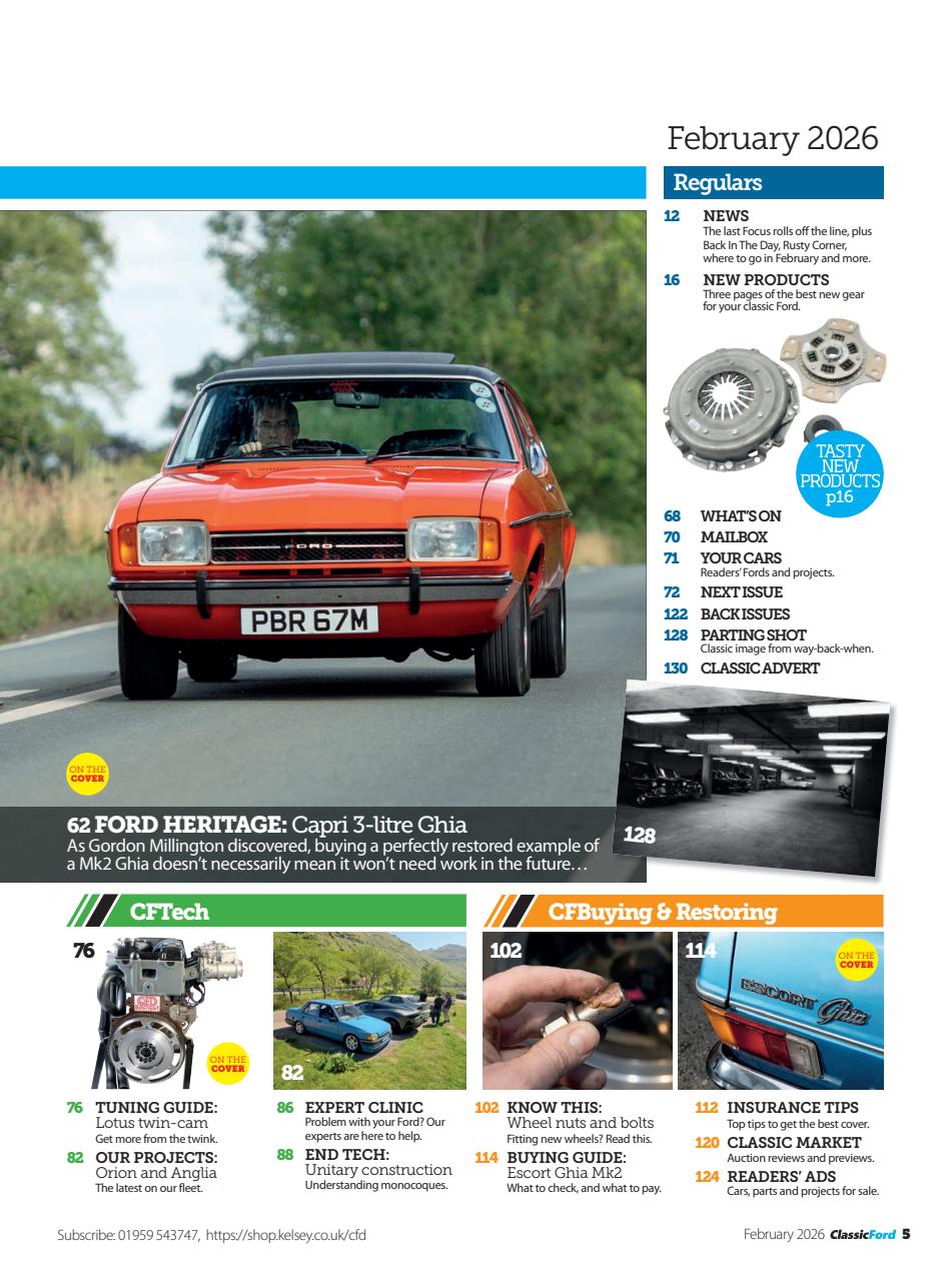 Classic Ford Preview Pages