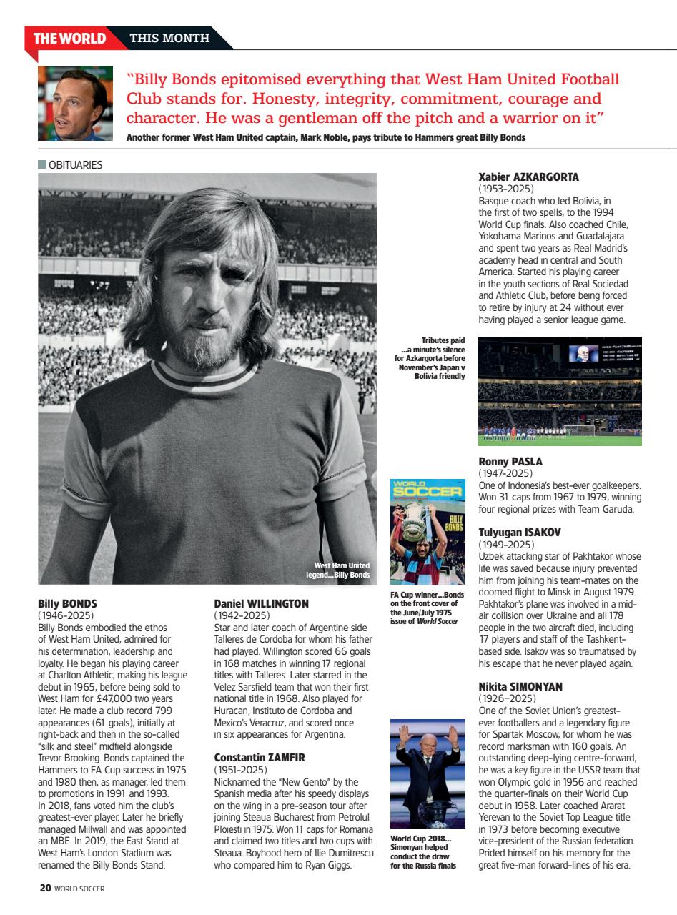 World Soccer Preview Pages