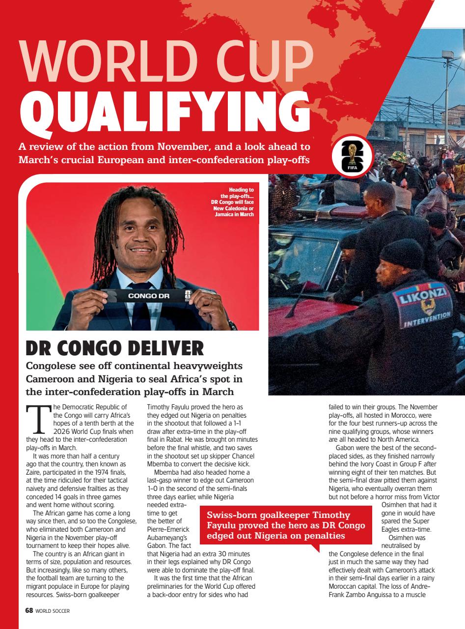 World Soccer Preview Pages