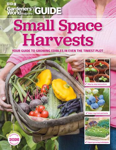 BBC Gardeners’ World Magazine issue Small Space Veg