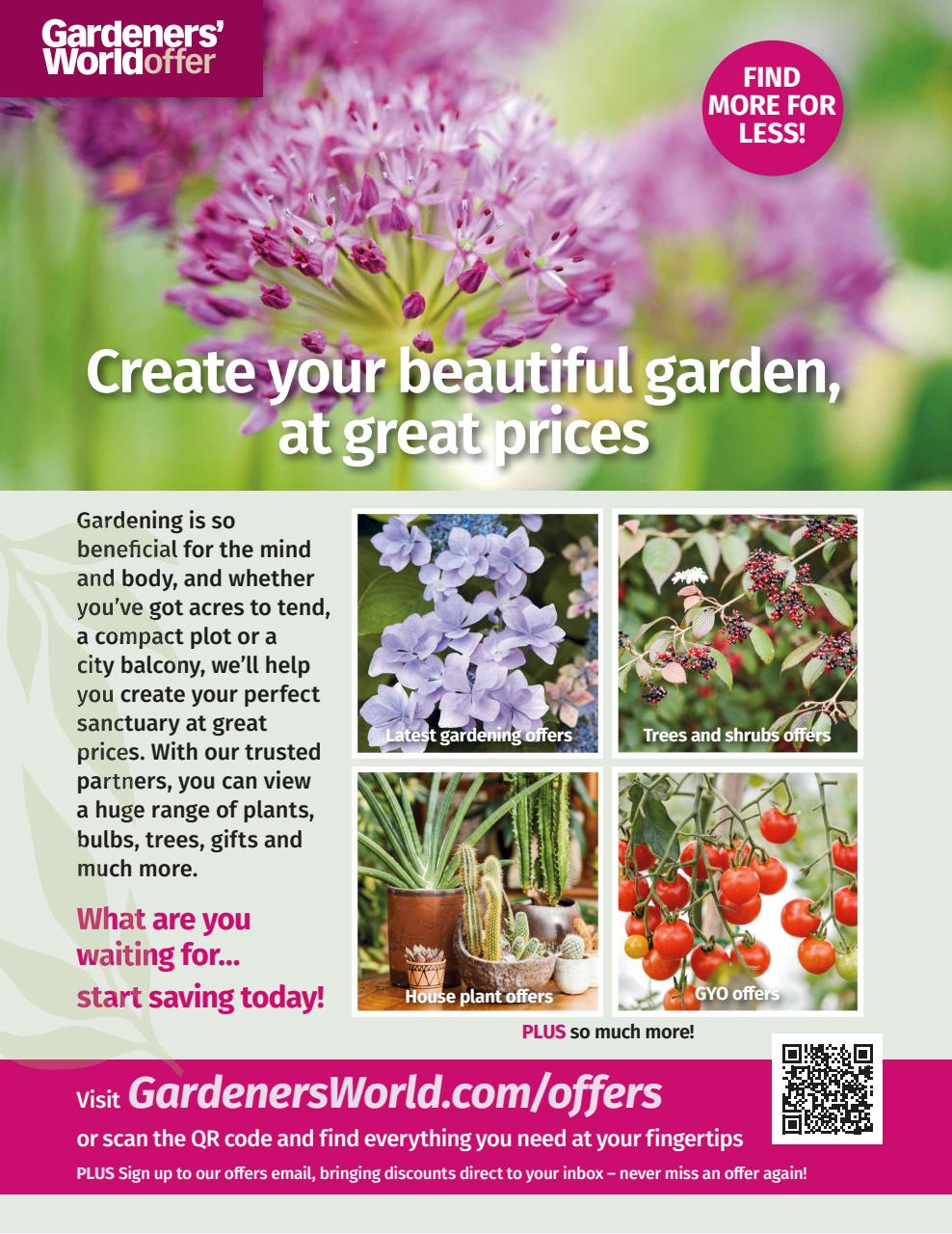 BBC Gardeners’ World Magazine Preview Pages