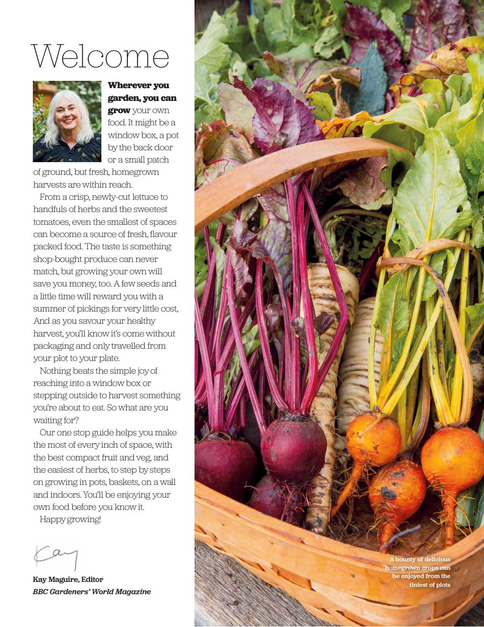 BBC Gardeners’ World Magazine Preview Pages