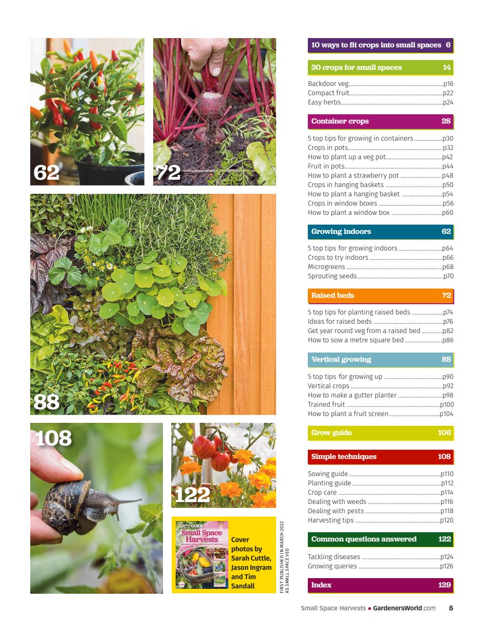 BBC Gardeners’ World Magazine Preview Pages