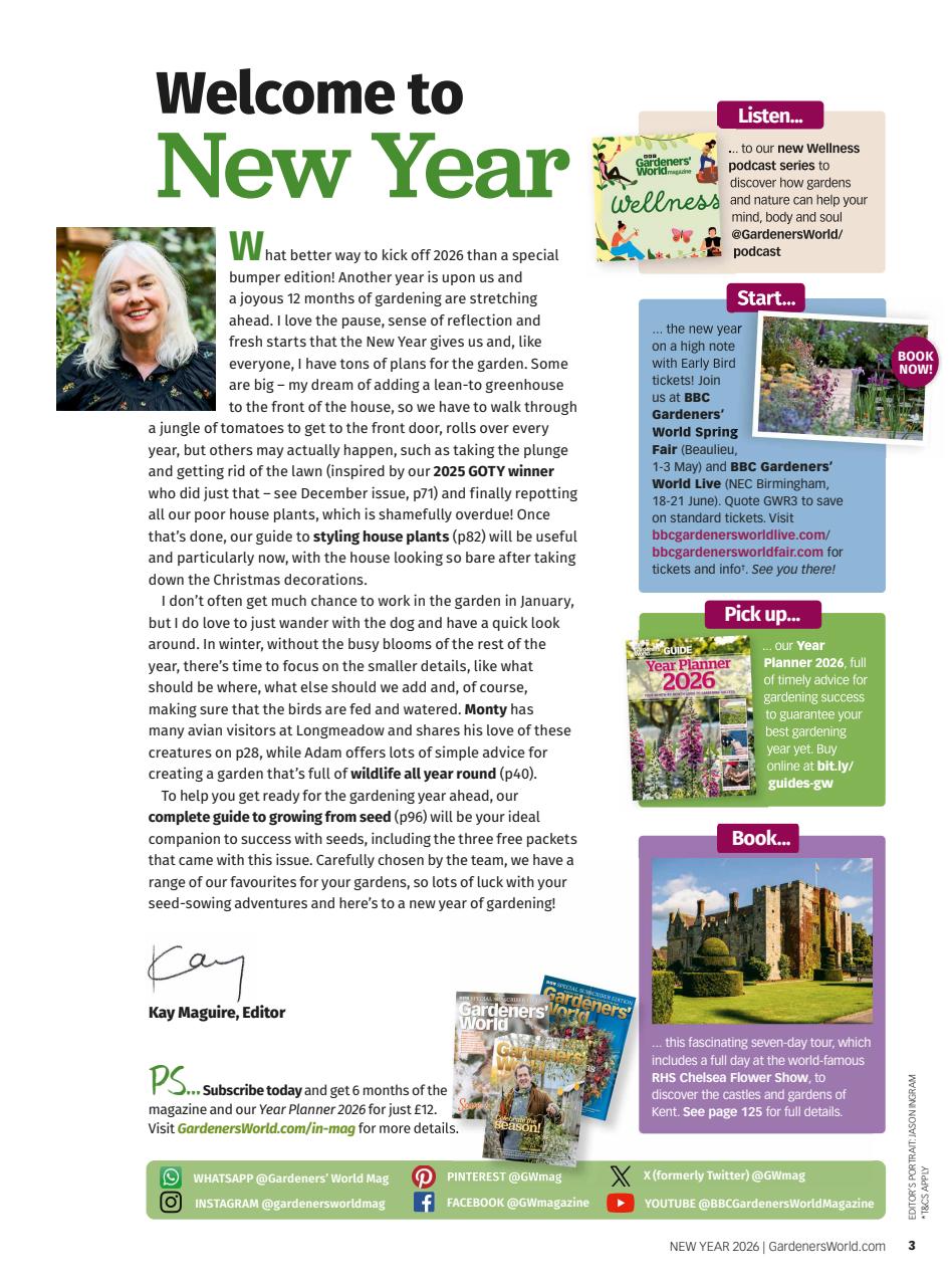 BBC Gardeners’ World Magazine Preview Pages