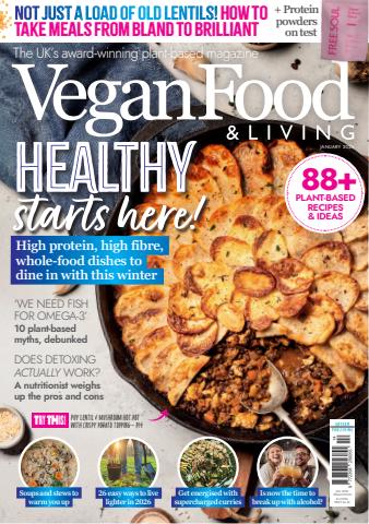 Vegan Food & Living Magazine issue Jan 2025
