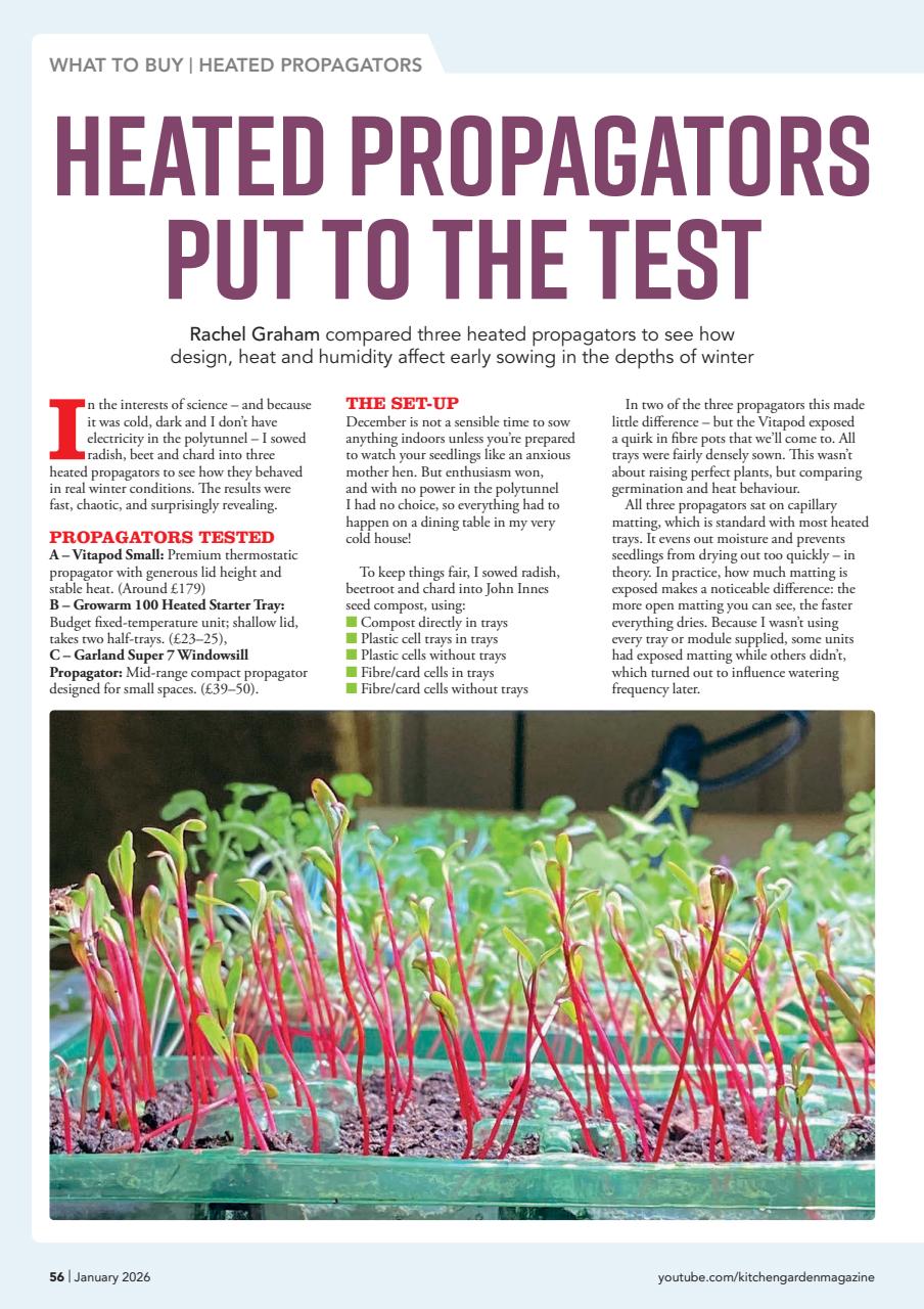 Kitchen Garden Magazine Preview Pages