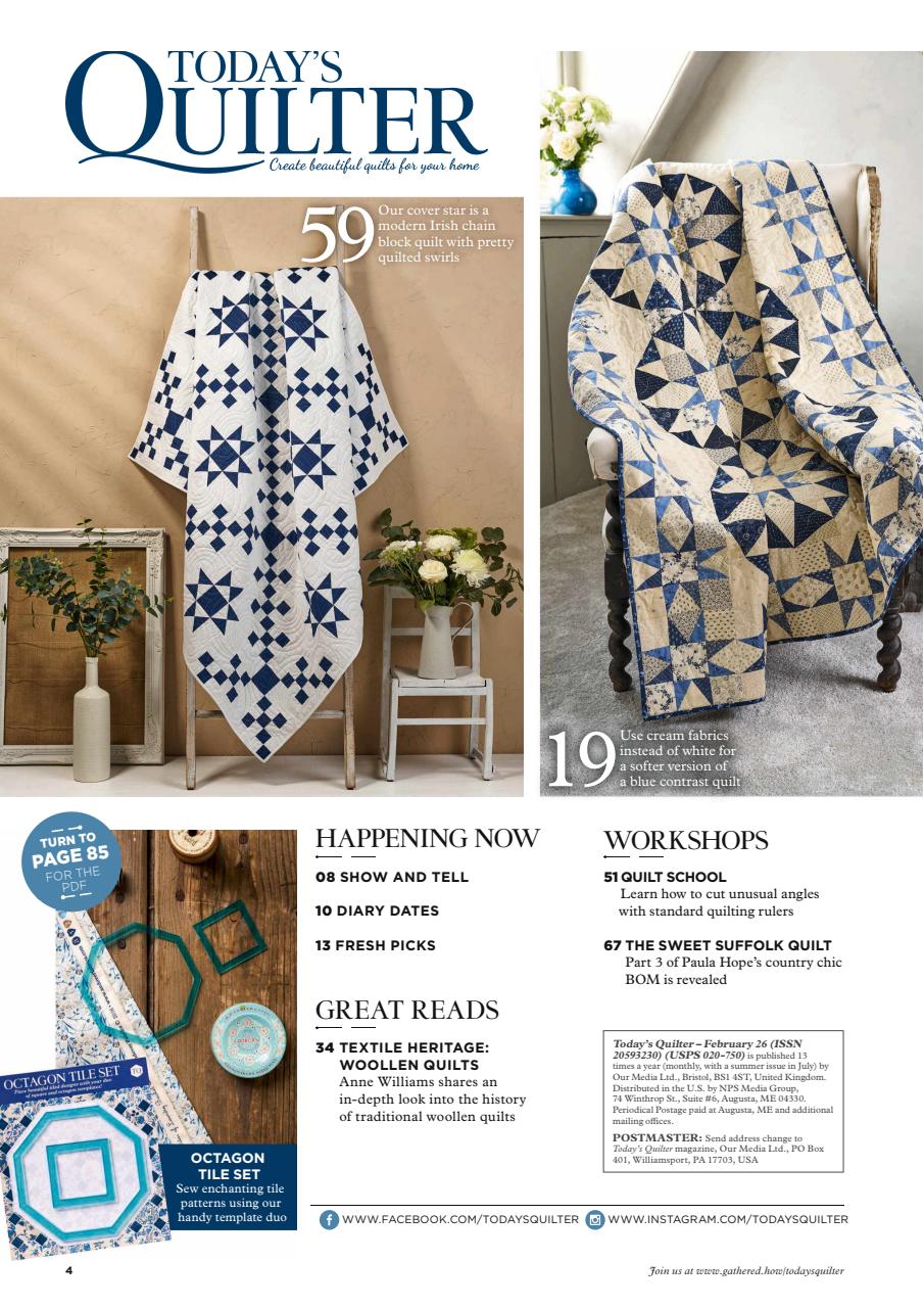 Today’s Quilter Preview Pages