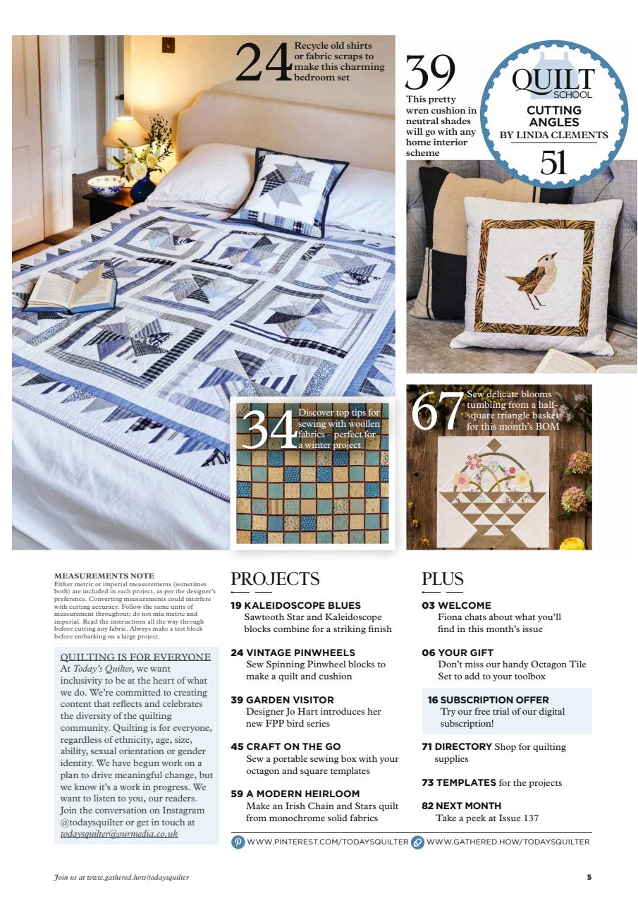 Today’s Quilter Preview Pages