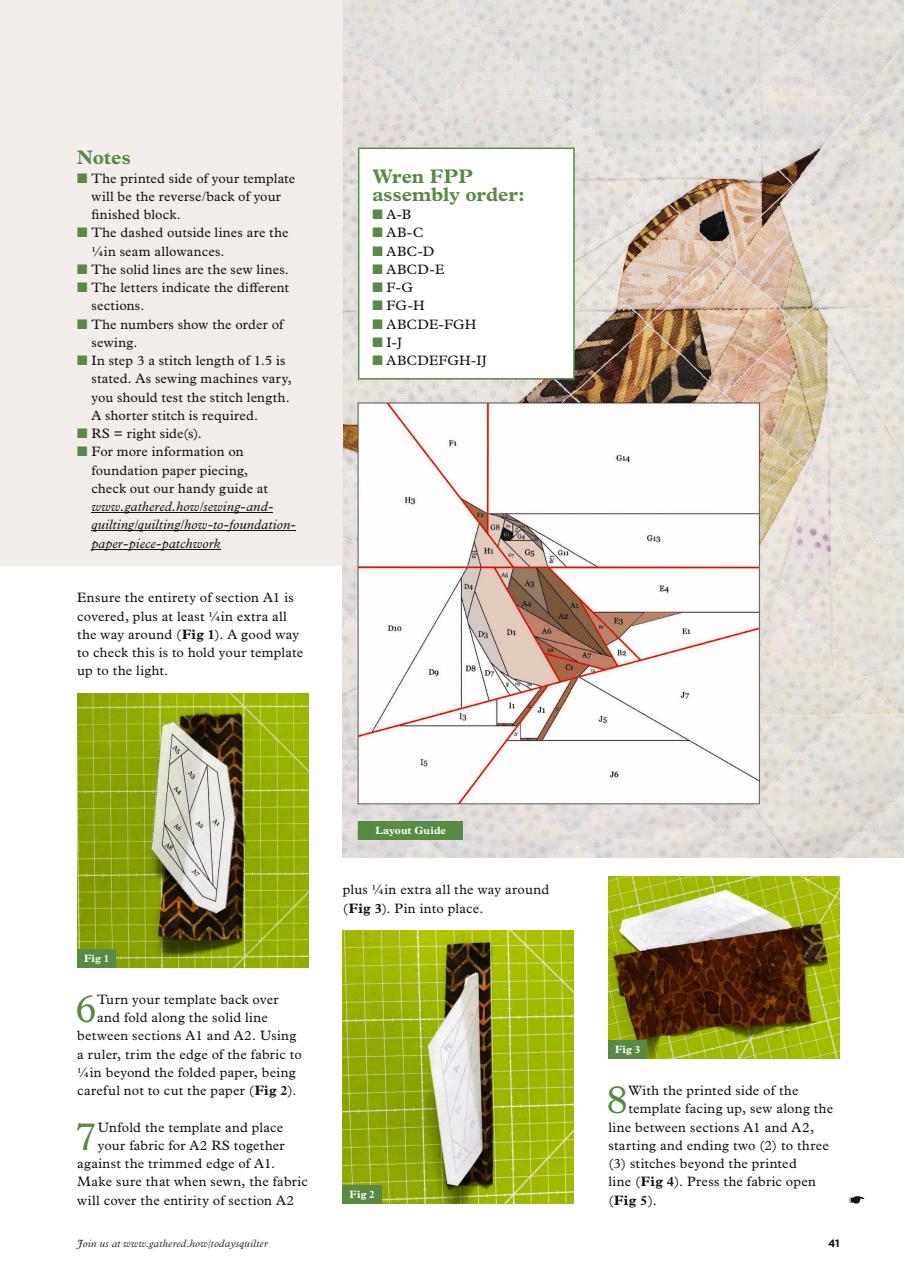 Today’s Quilter Preview Pages