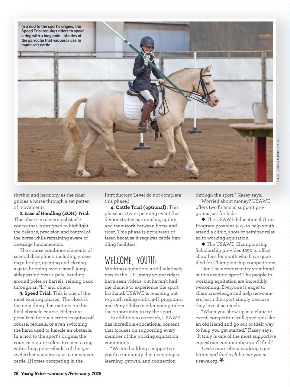 Young Rider Magazine Preview Pages
