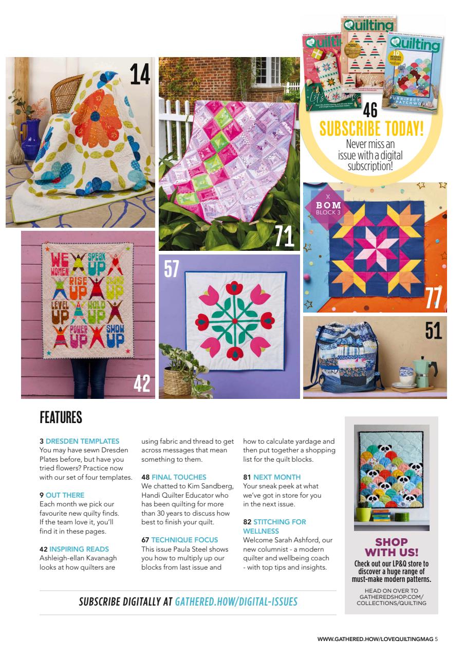 Love Patchwork & Quilting Preview Pages