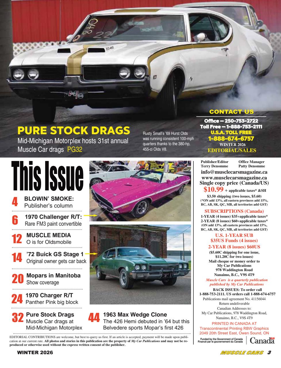 Muscle Cars Preview Pages