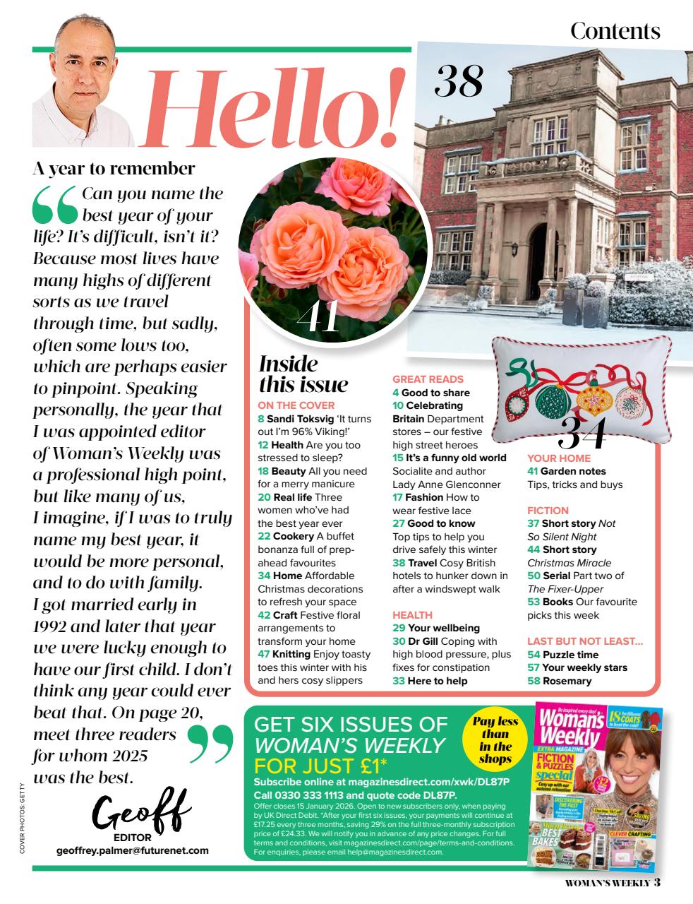Woman's Weekly Preview Pages