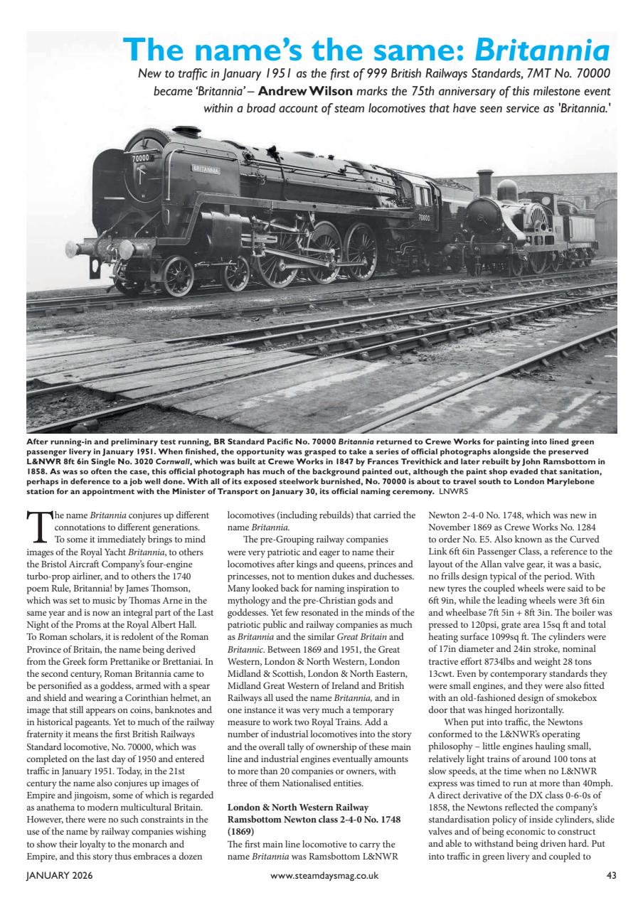 Steam Days Preview Pages