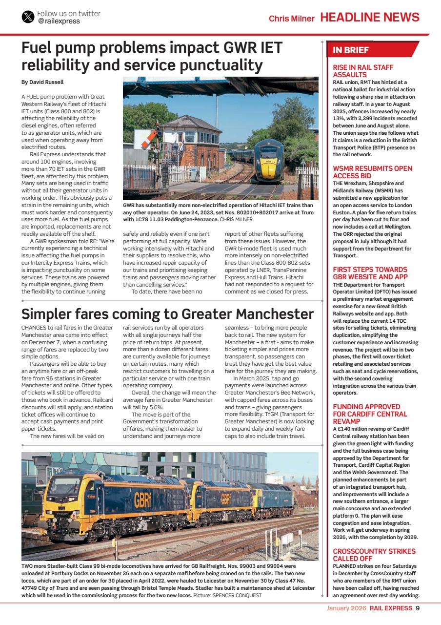 Rail Express Preview Pages