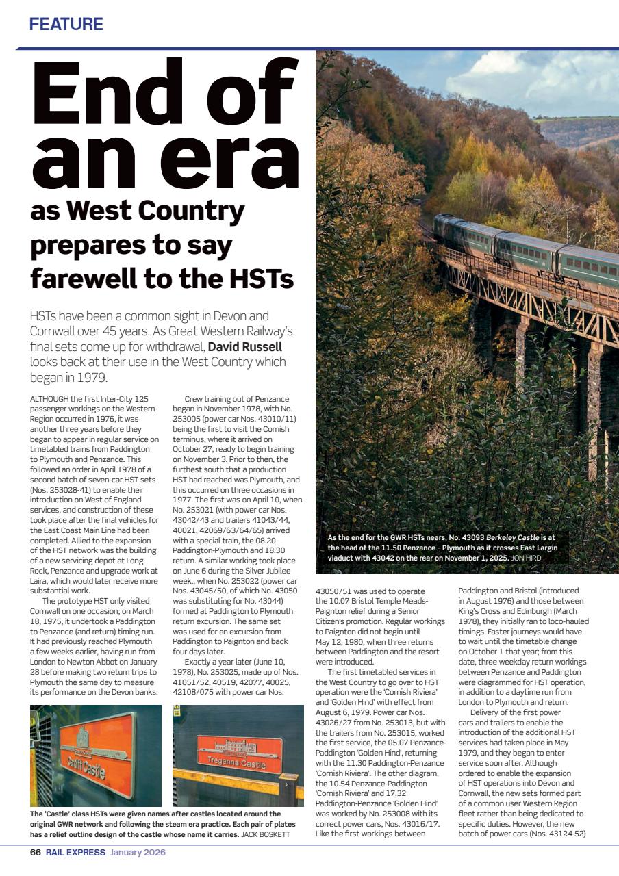 Rail Express Preview Pages