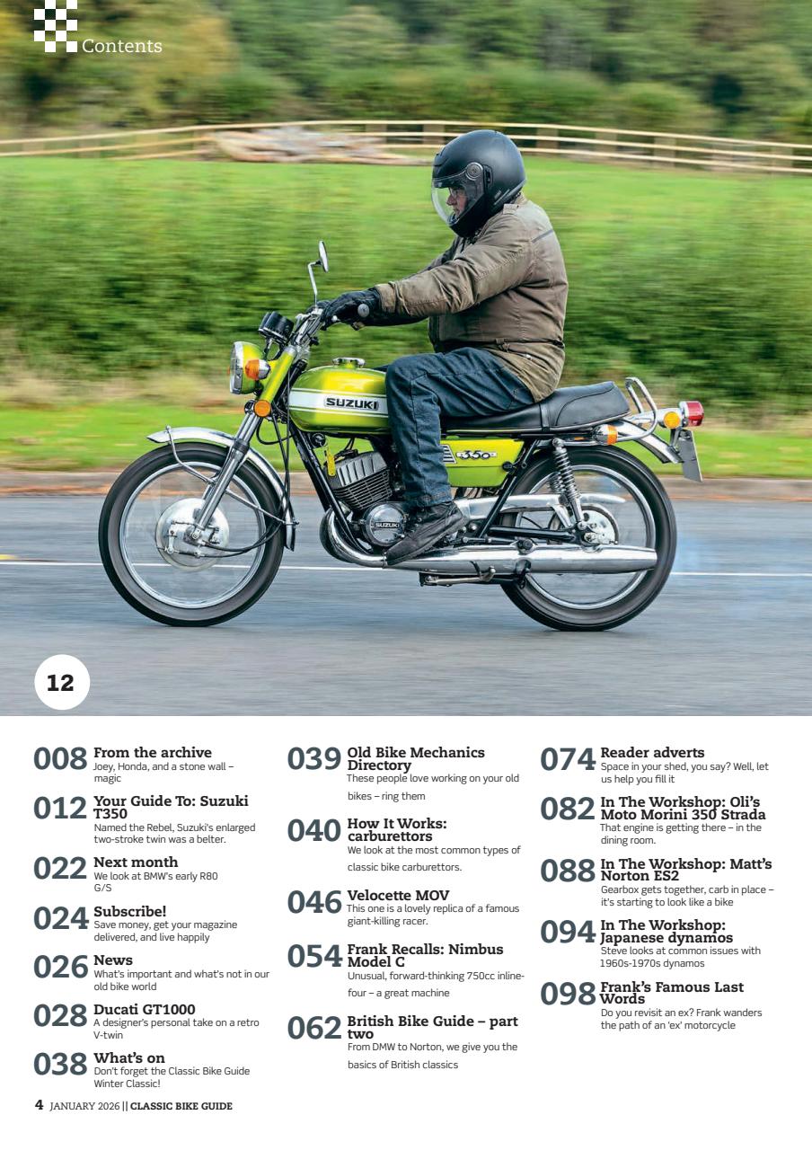 Classic Bike Guide Preview Pages
