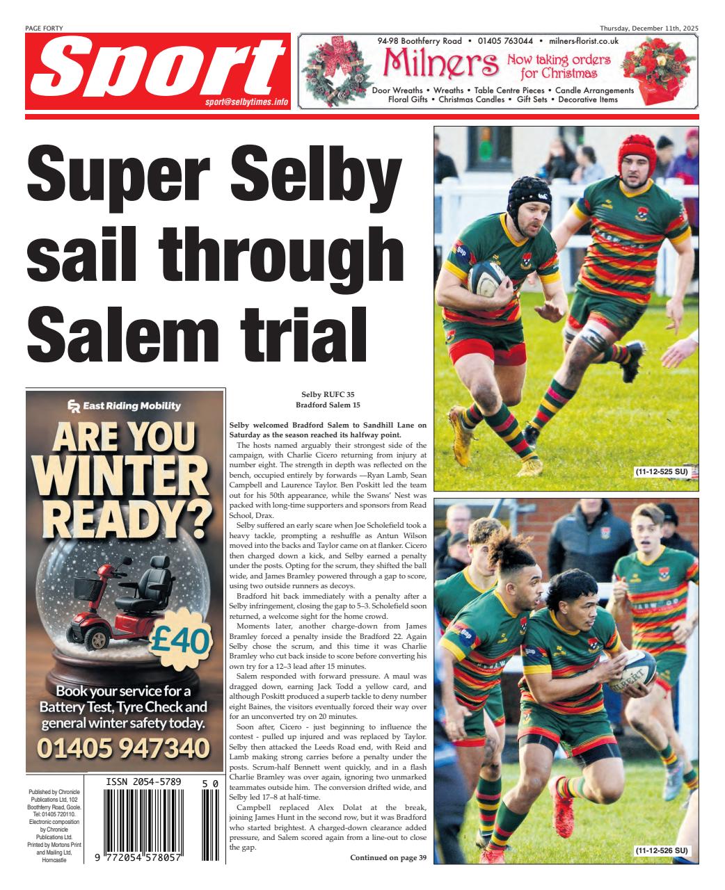 Selby Times Preview Pages