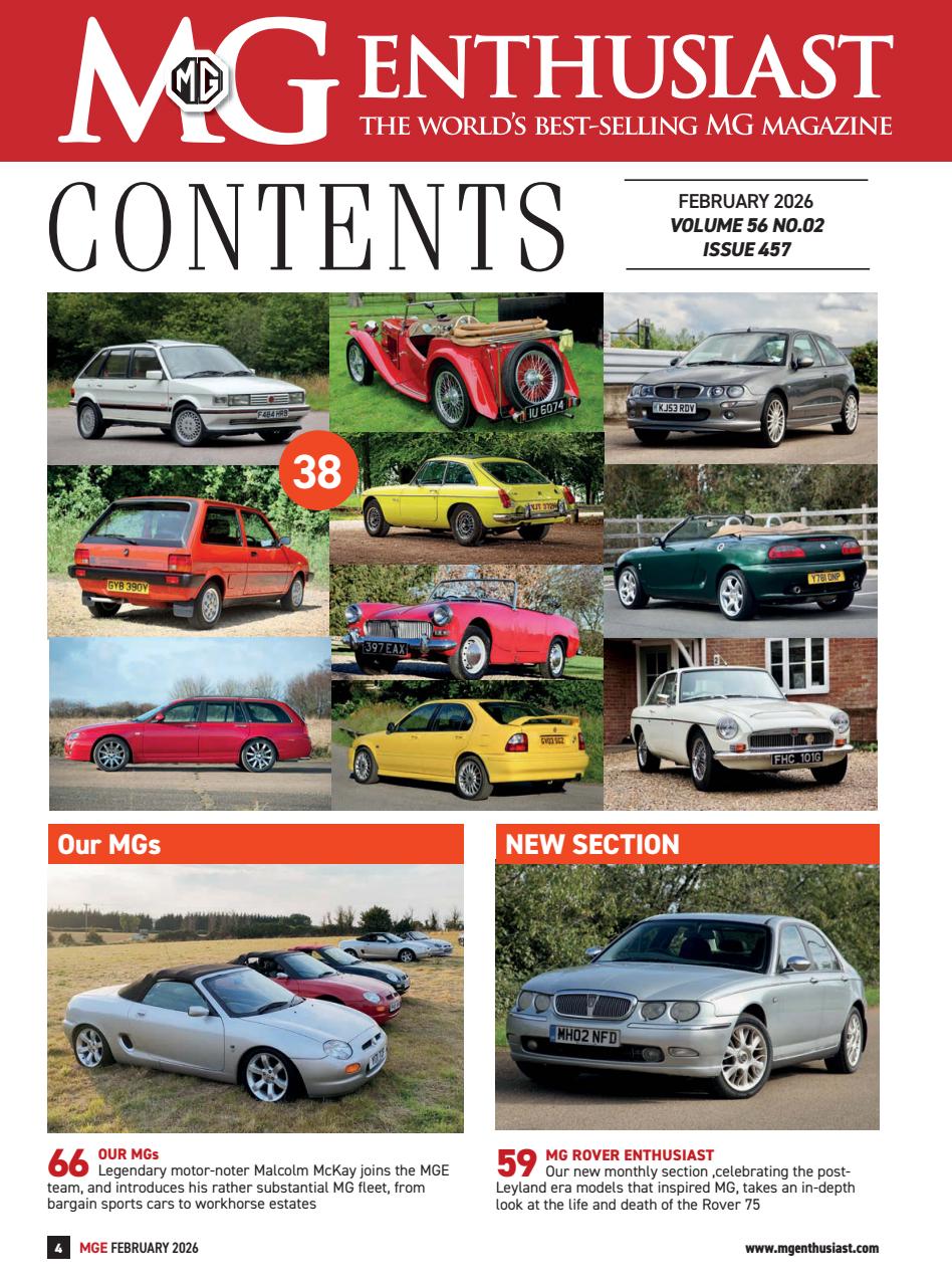MG Enthusiast Preview Pages