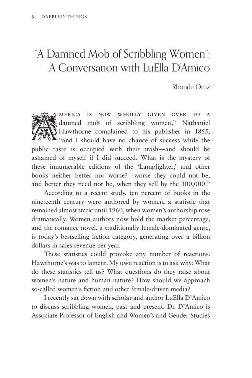 Dappled Things Preview Pages