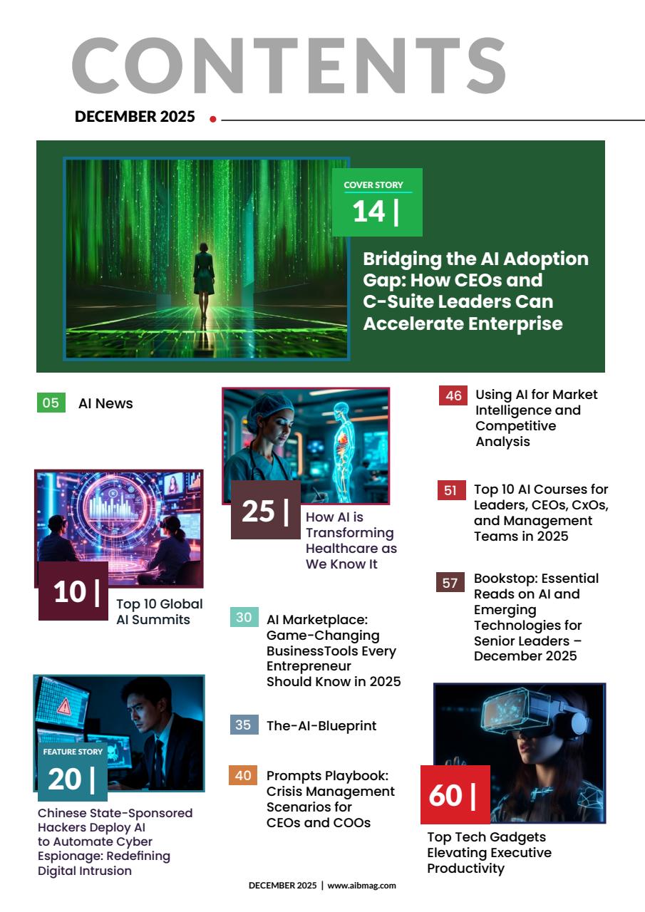 AI Business Magazine Preview Pages