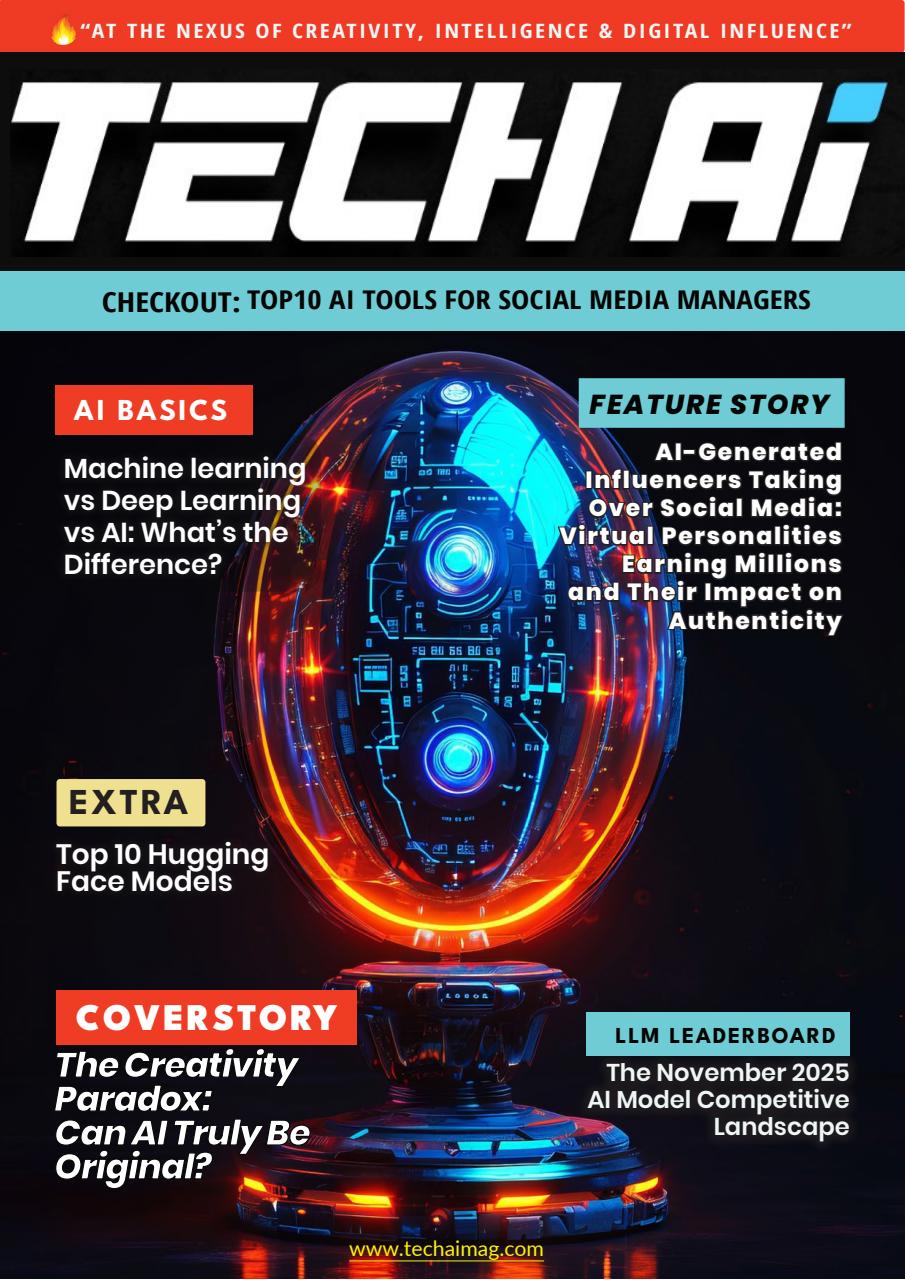 Tech AI Magazine Preview Pages