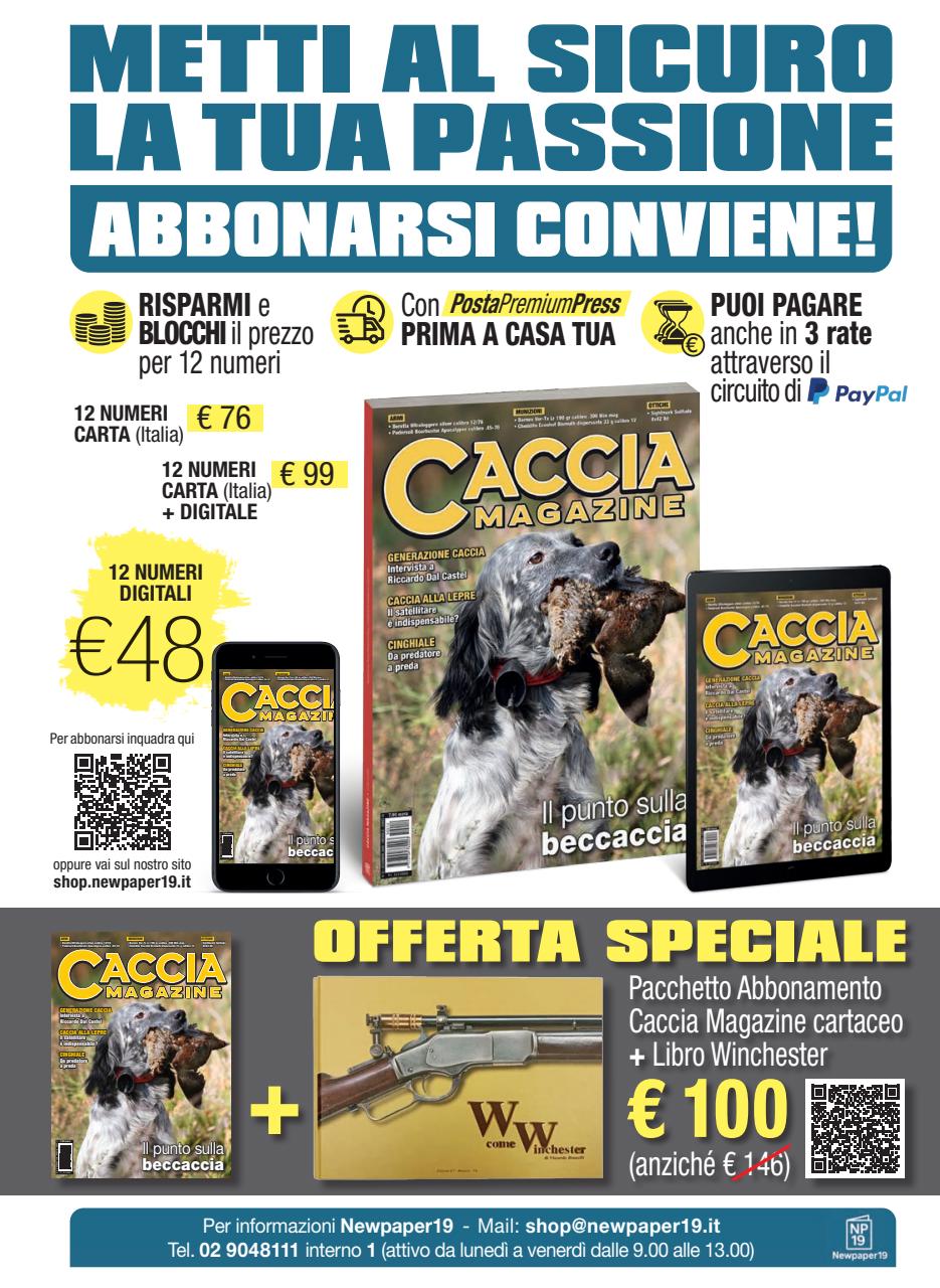 Caccia Magazine Preview Pages