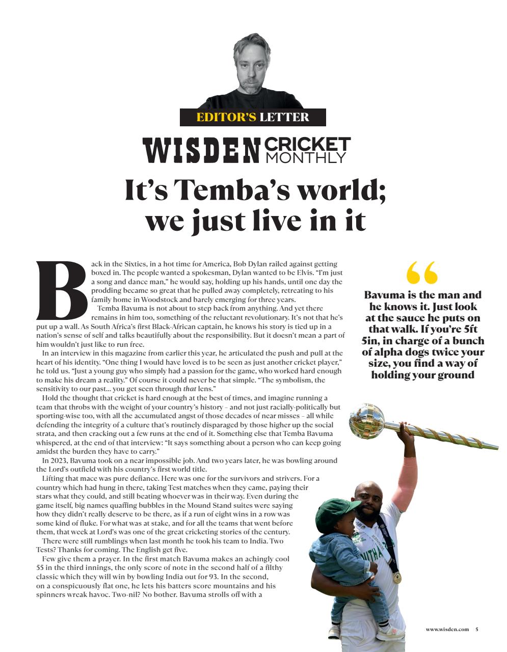 Wisden Cricket Monthly Preview Pages