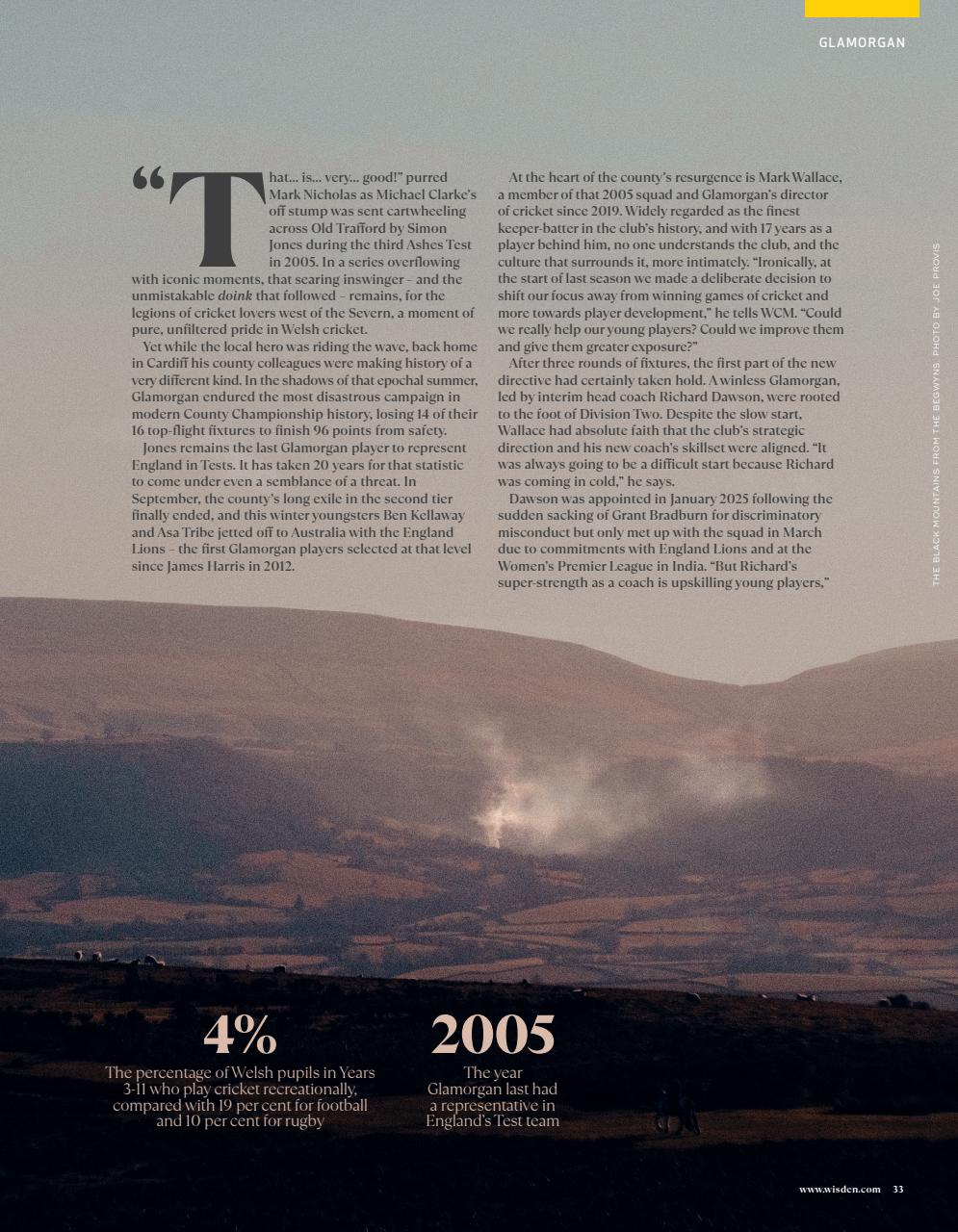 Wisden Cricket Monthly Preview Pages