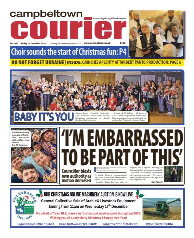 Campbeltown Courier issue Friday, December 12, 2025