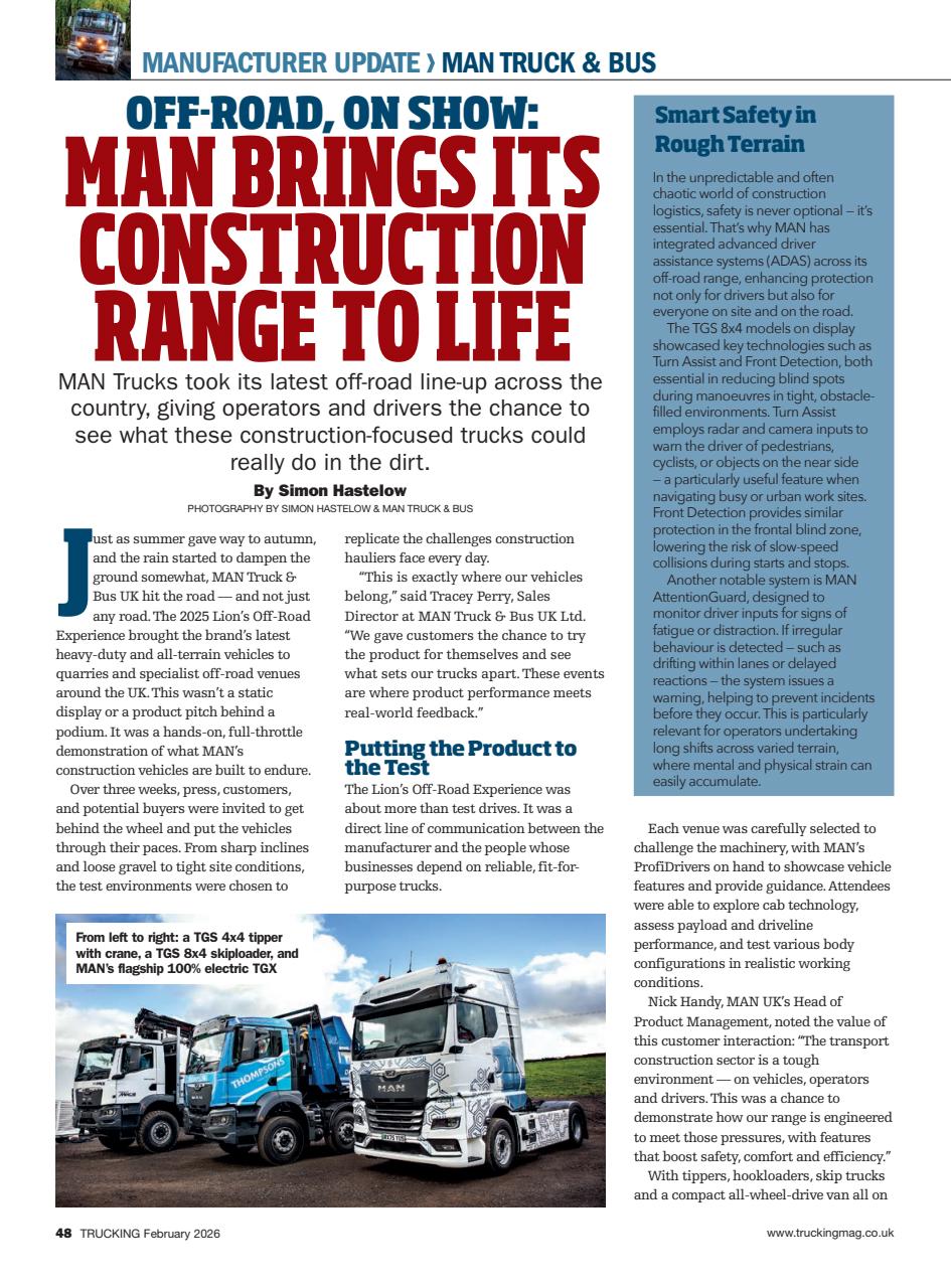 Trucking Magazine Preview Pages