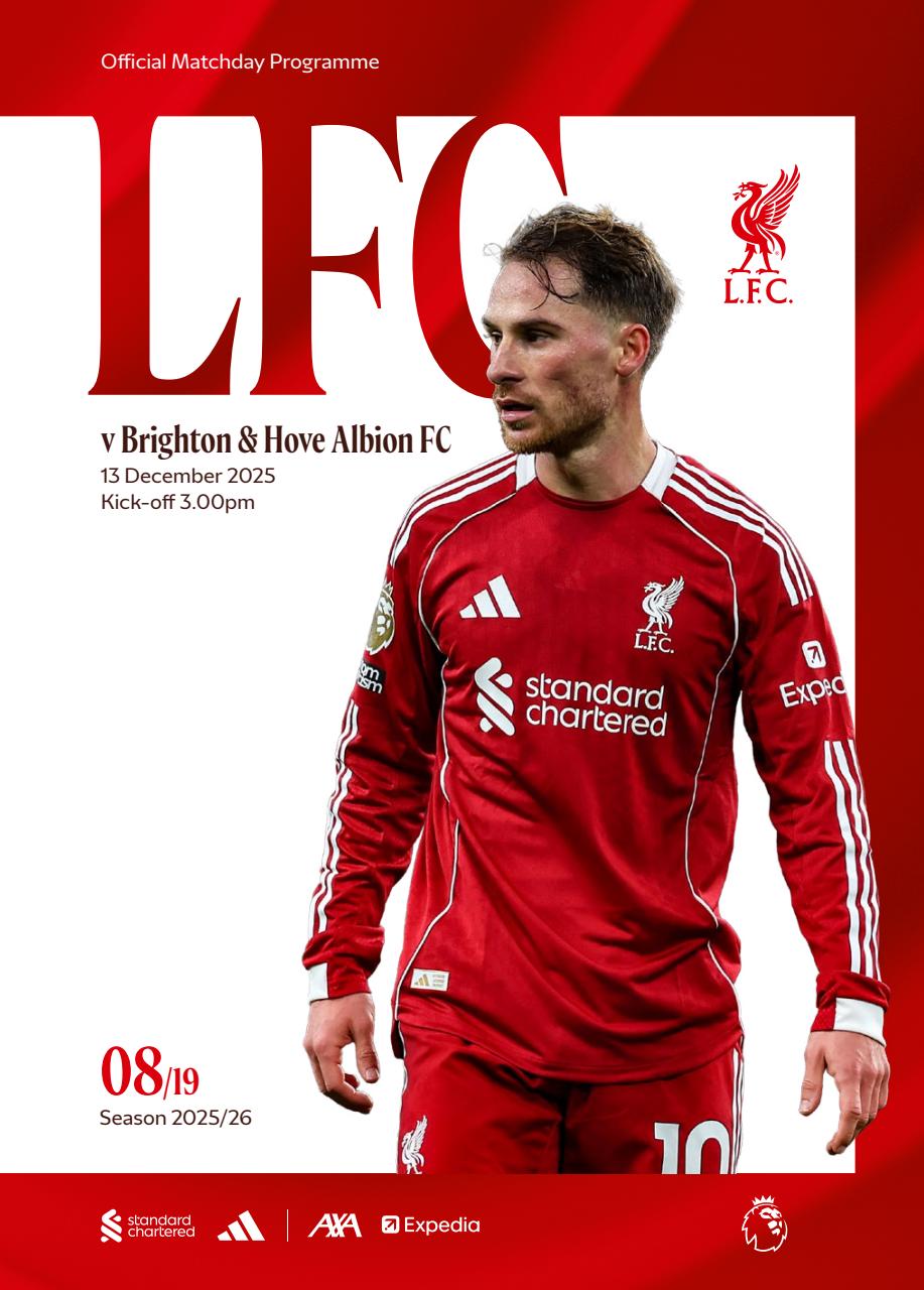 Liverpool FC Programmes Preview Pages