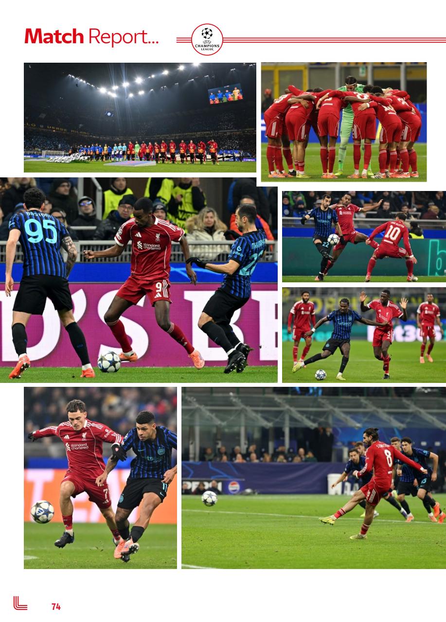 Liverpool FC Programmes Preview Pages