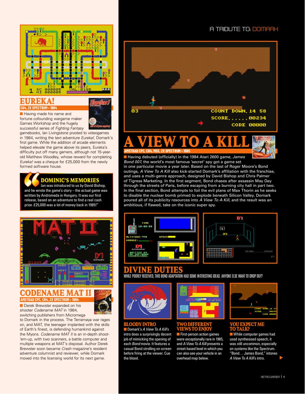 Retro Gamer Preview Pages