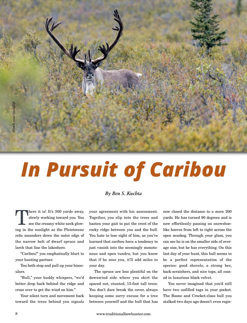 Traditional Bowhunter Magazine Preview Pages