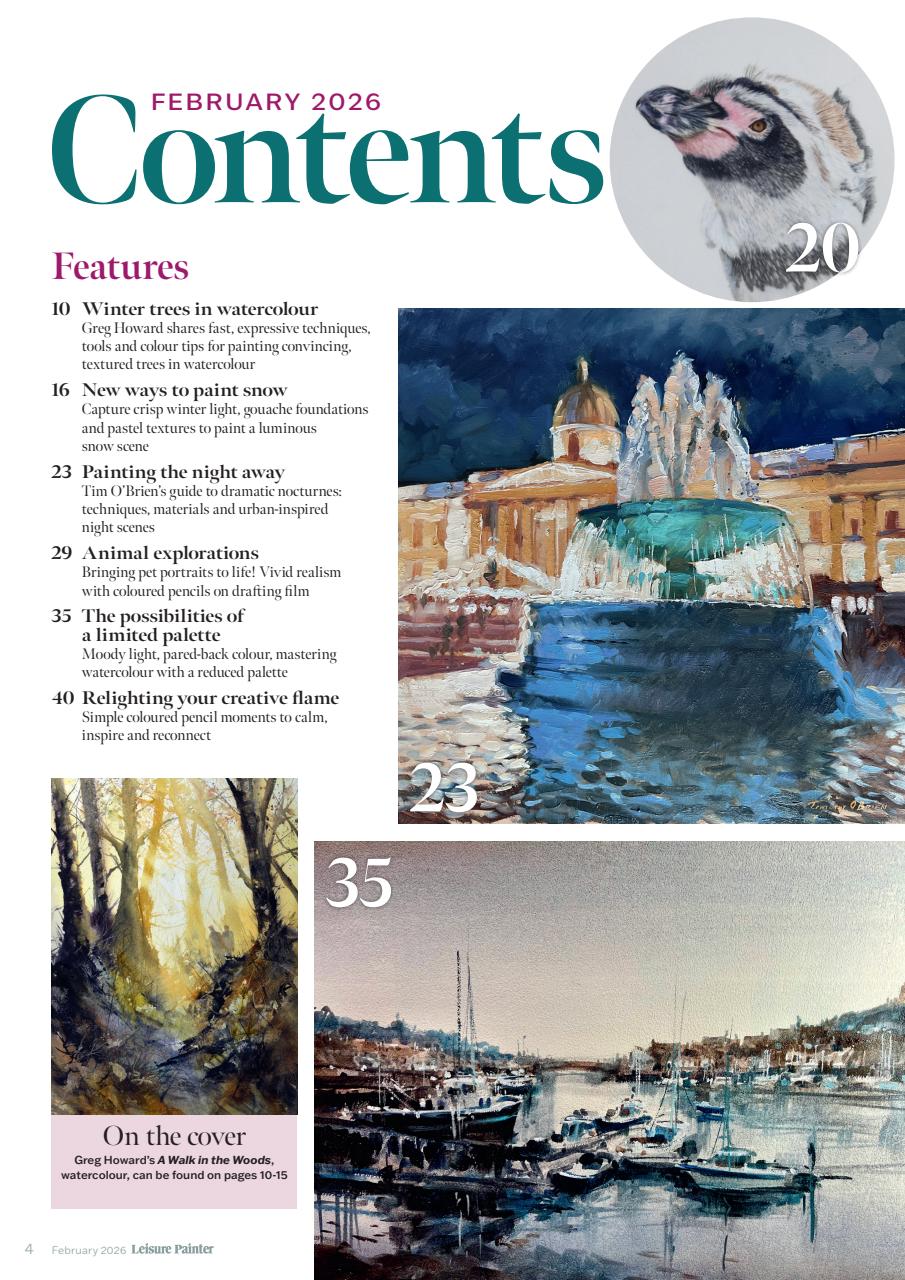 Leisure Painter & The Artist Preview Pages