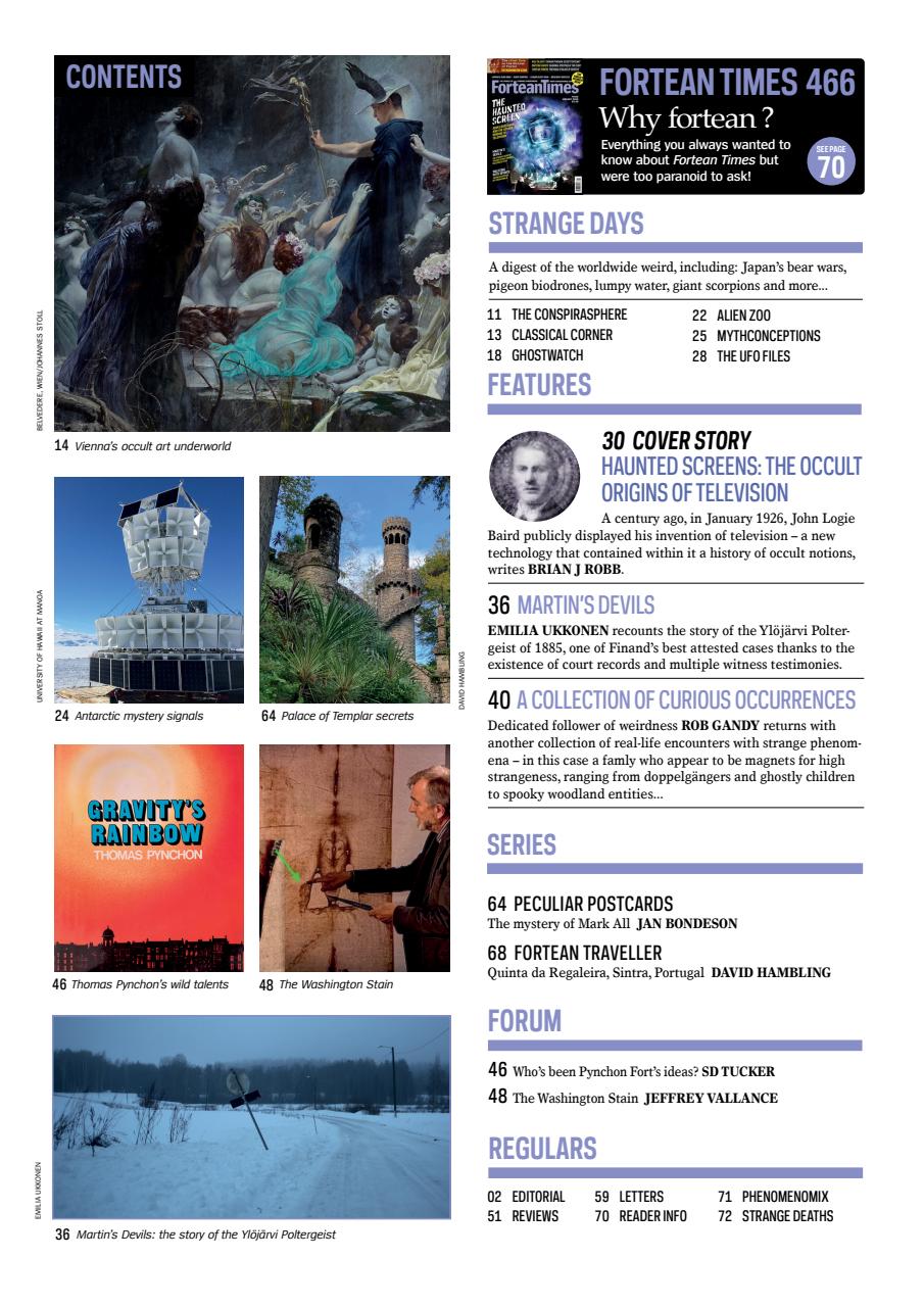 Fortean Times Preview Pages