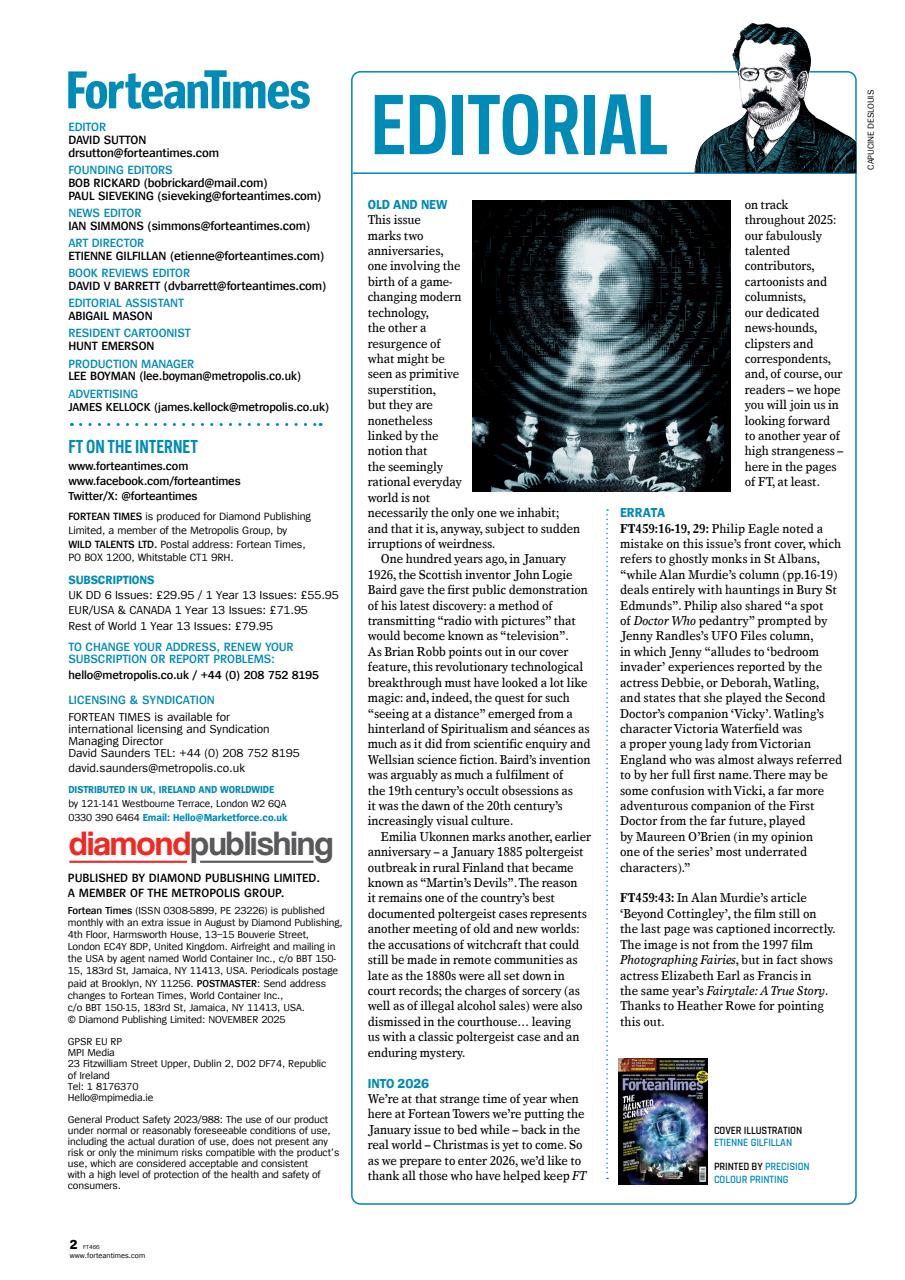 Fortean Times Preview Pages