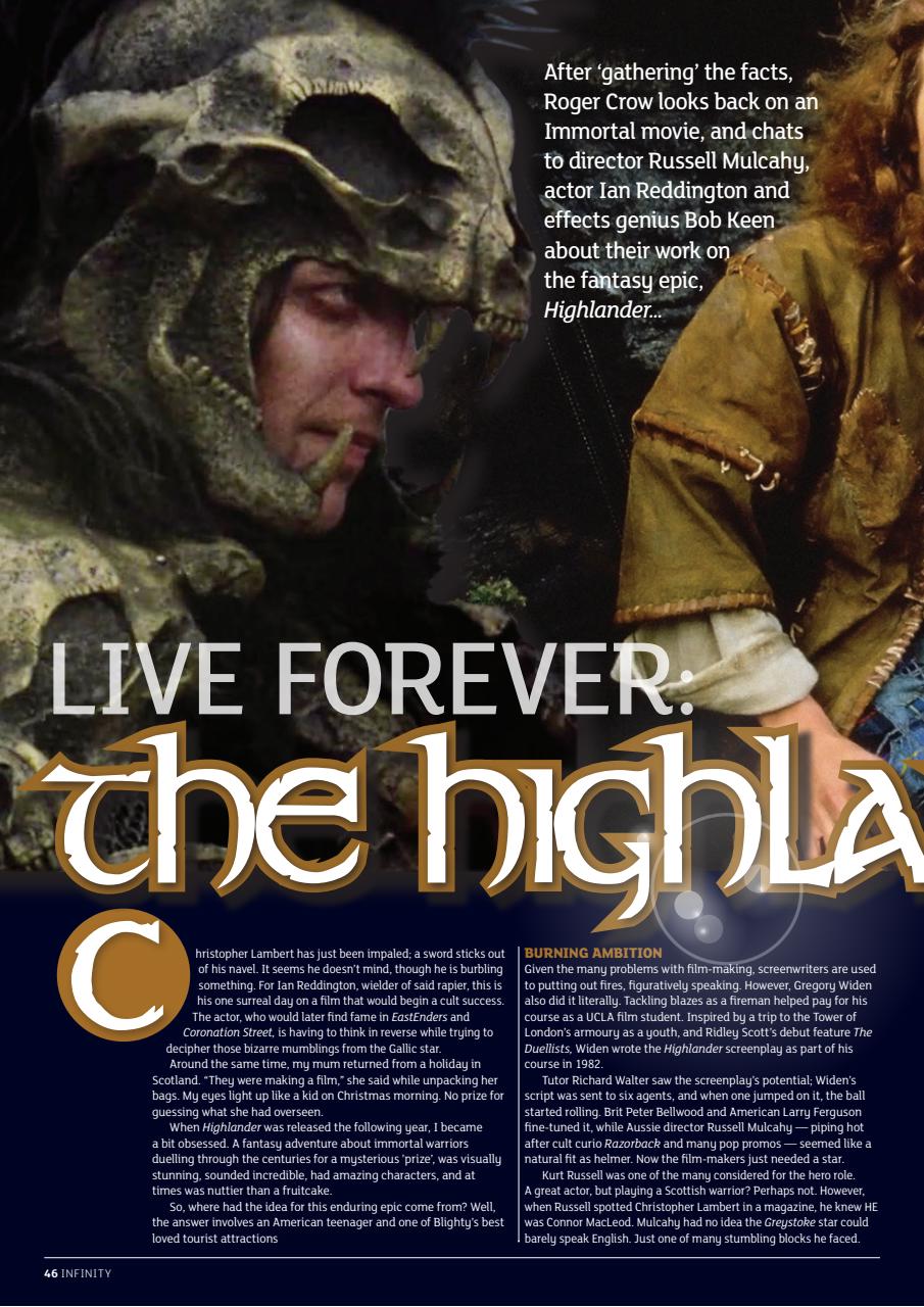 Infinity Magazine Preview Pages